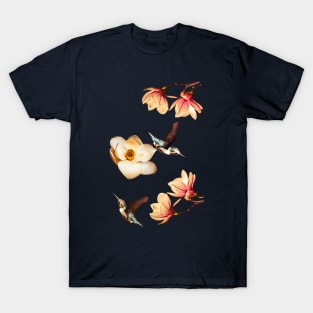 Magnolias and Hummingbirds T-Shirt